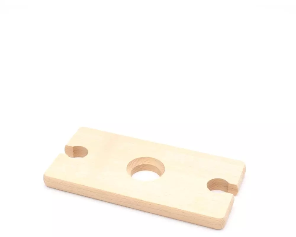 HobbyFun Holzartikel Weinglashalter 20 x 10 x 1.5 cm, 1 Stück