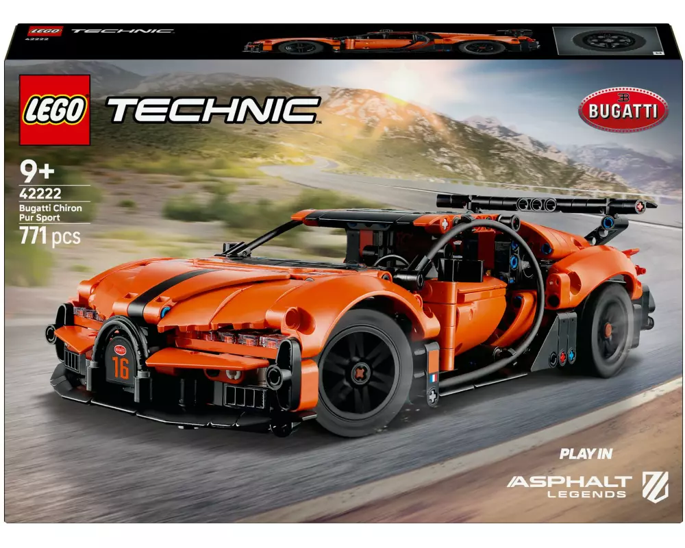 LEGO Technic Bugatti Chiron Pur Sport Hypercar 42222