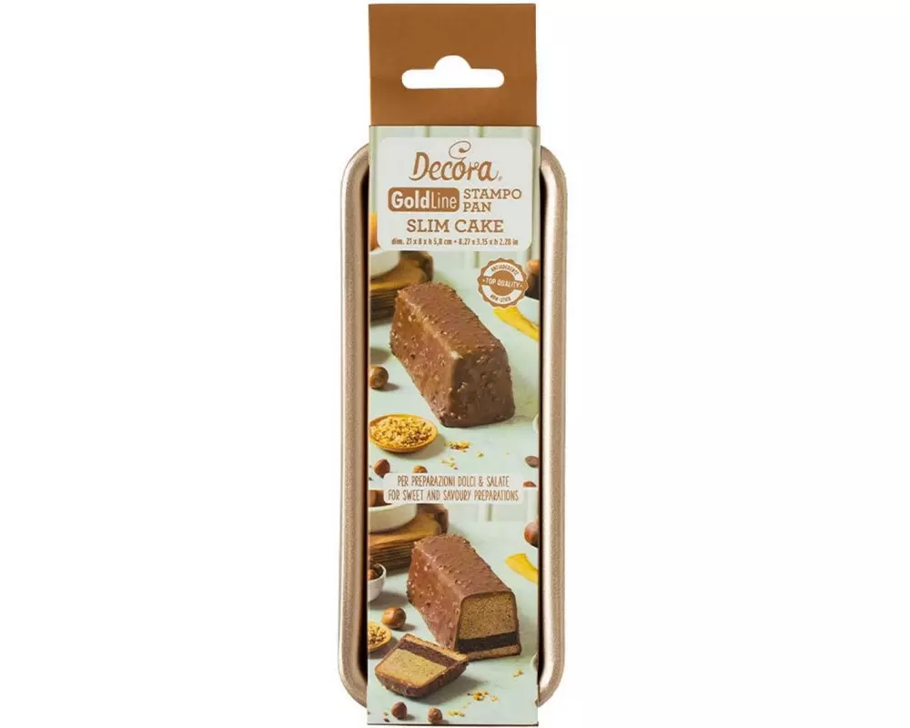 Decora Backform Slim Cake Rose-Gold, 21 cm