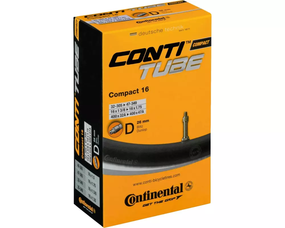 Continental Fahrradschlauch Compact Dunlop 16 "