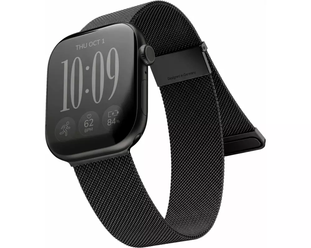 Vonmählen Armband Milanese Loop 3 44/45/46/49 mm Schwarz