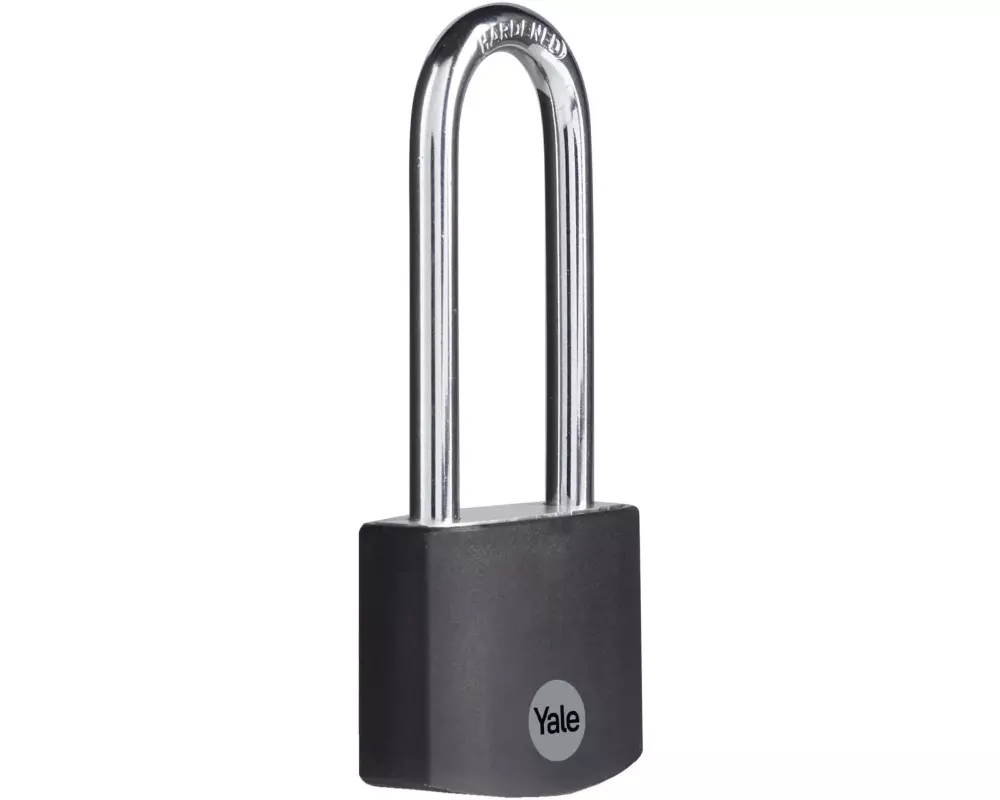 Yale Vorhängeschloss YE3B 38/56 Schwarz Aluminium/Stahl