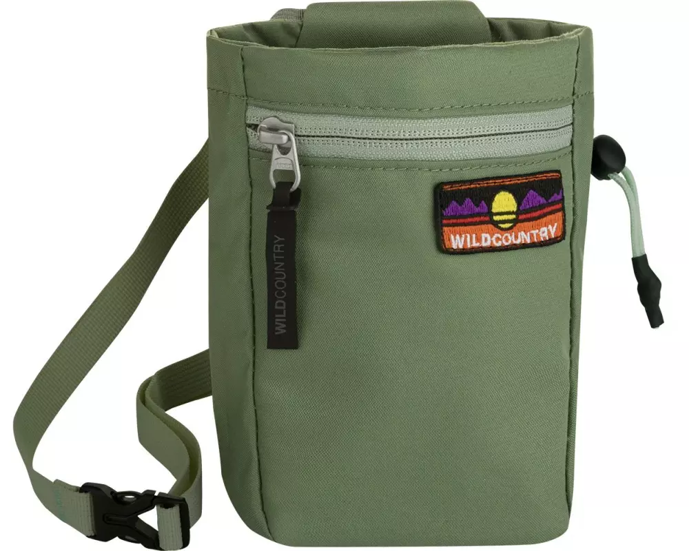 Wild Country Chalk Bag Flow Green Ivy