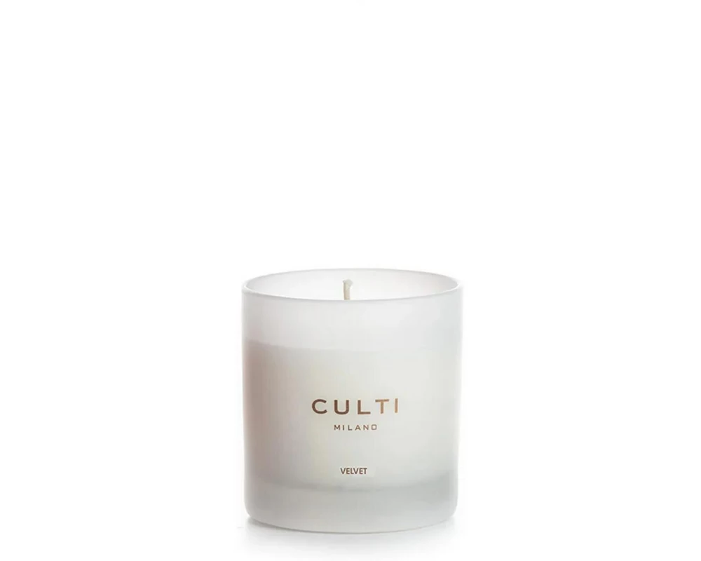 culti Velvet Duftkerze Velvet im Glas weiss 550 g