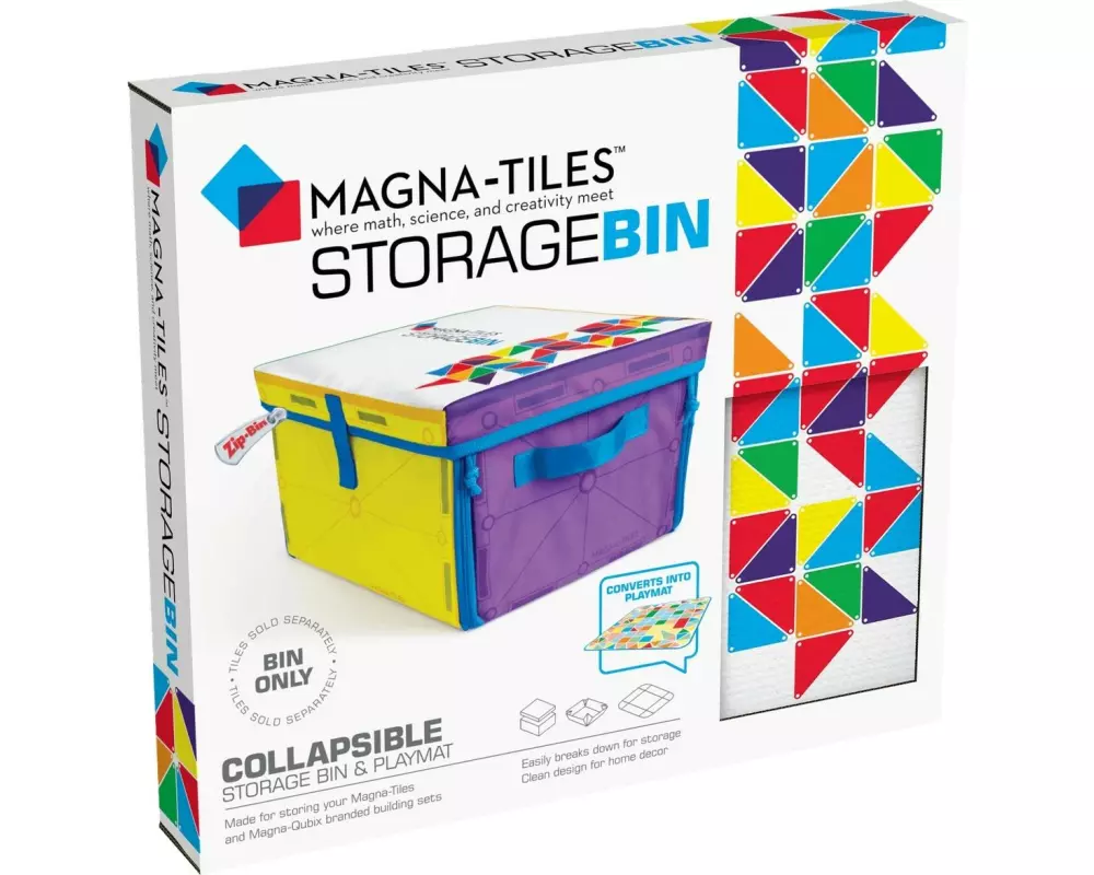 Magna-Tiles Aufbewahrungsbox und Spielmatte