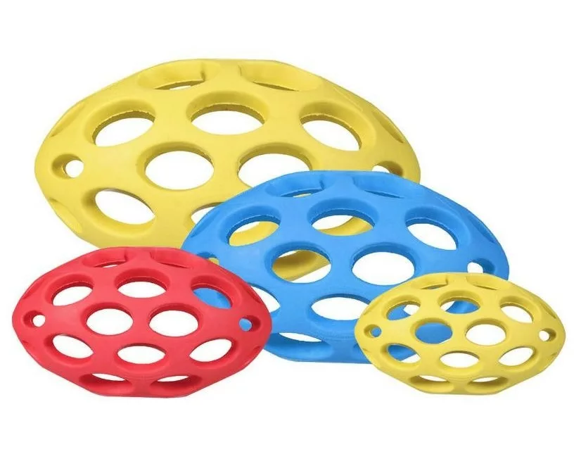 JW Pet Hunde-Spielzeug Hol-ee Football Medium, 15 cm, Assortiert