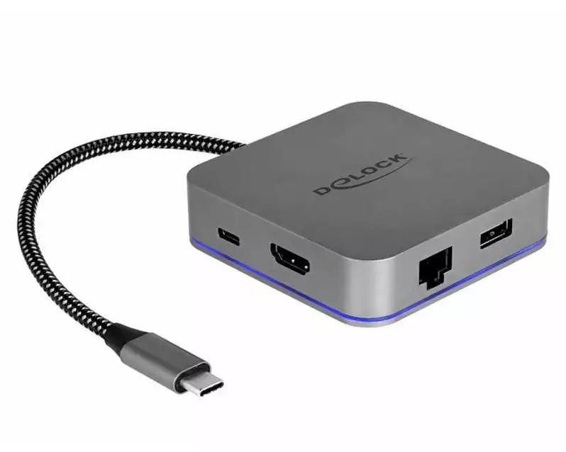 Delock Dockingstation USB 3.1 Typ-C – HDMI/USB-A/USB-C/LAN/PD 3.0