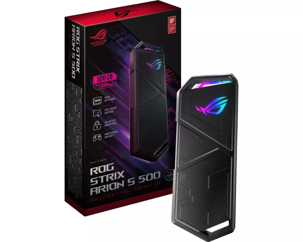 ASUS Externe SSD ROG Strix Arion S500 500 GB