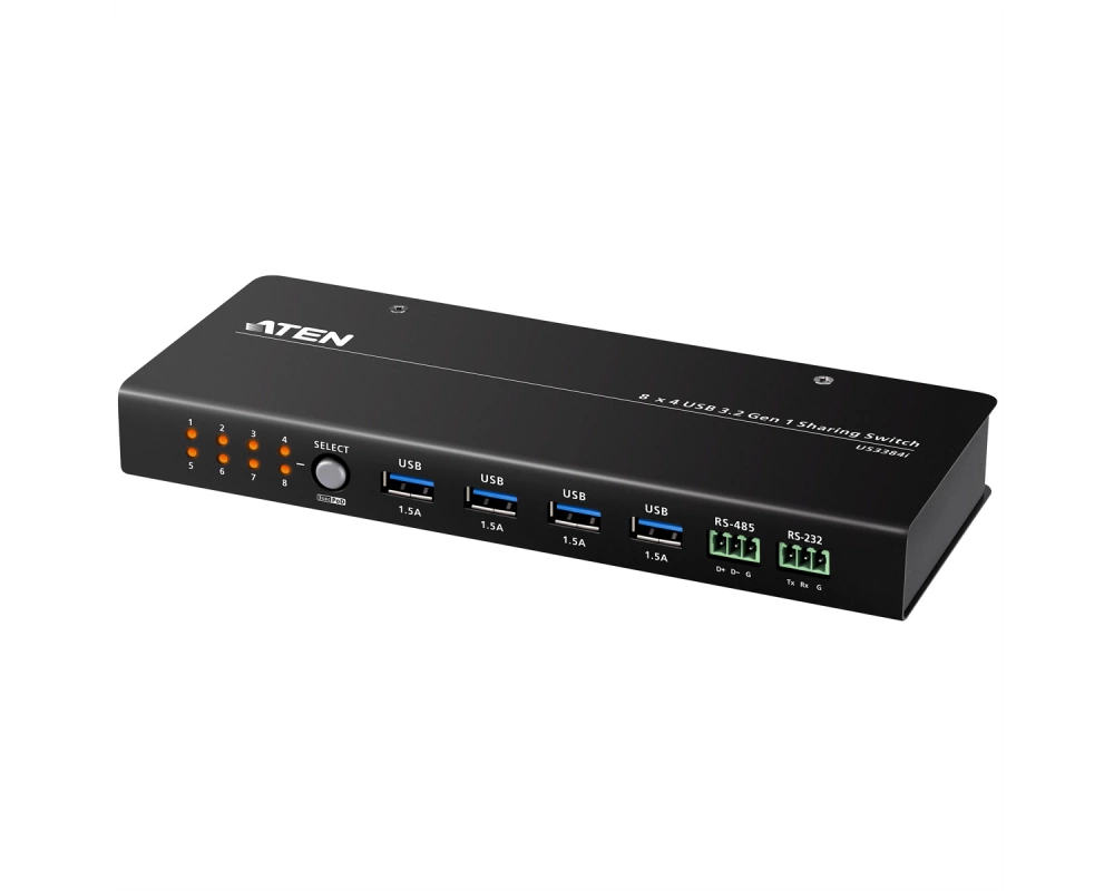 ATEN US3384I 8 x 4 USB 3.2 Gen 1 Sharing Switch