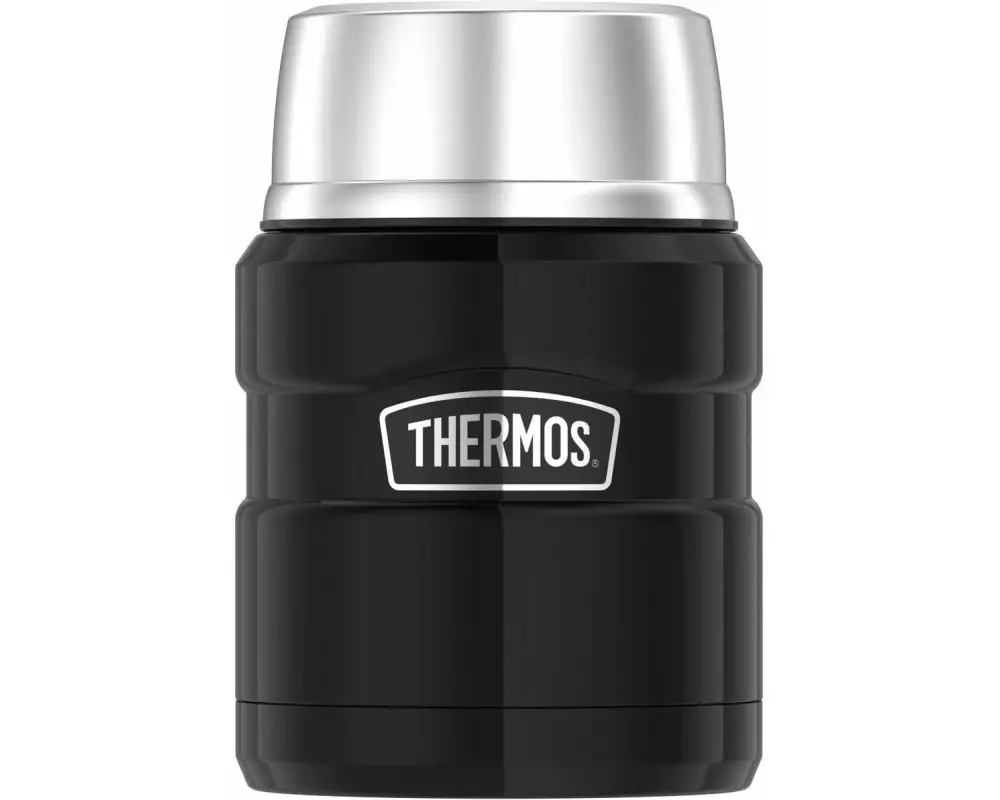 Thermos Thermo-Foodbehälter Stainless King 0.47 l, Schwarz
