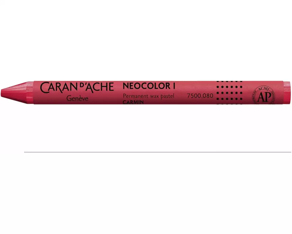 Caran d'Ache Wachsmalstifte Neocolor 1 wasserfest Karmin
