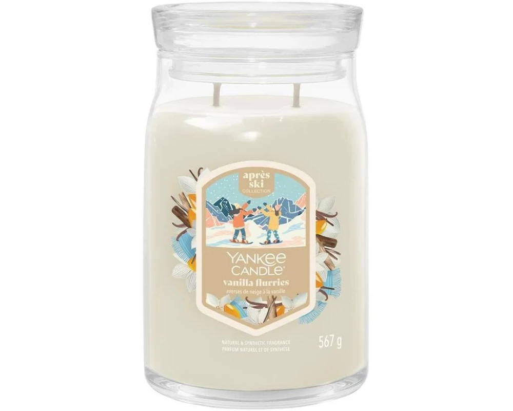 Yankee Candle Signature Duftkerze Vanilla Flurries Large Jar