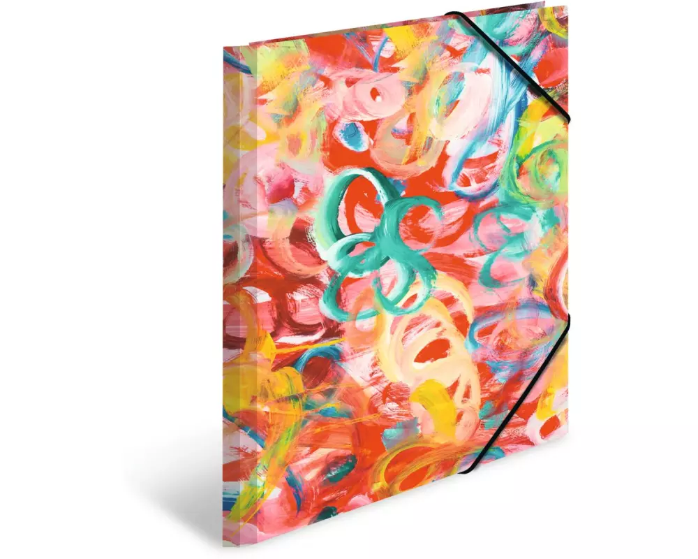 HERMA Gummibandmappe A4 Malerei, Karton, mit Innendruck