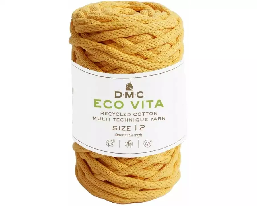 DMC Wolle Nova Vita Makramee Cord 250 g Gelb