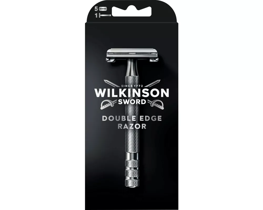 Wilkinson Sword Classic Herrenrasierer Vintage inkl. 5 Doppelklingen