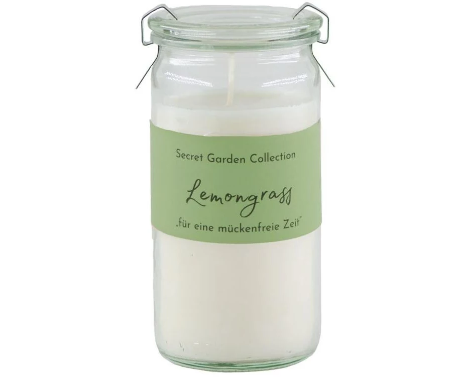 Schulthess Kerzen Gartenkerze Sceret Garden Lemongrass 6 cm x 13 cm