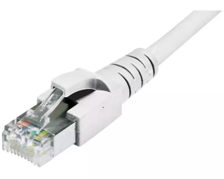 Dätwyler IT Infra Patchkabel Cat 6A, S/FTP, 15 m, Weiss