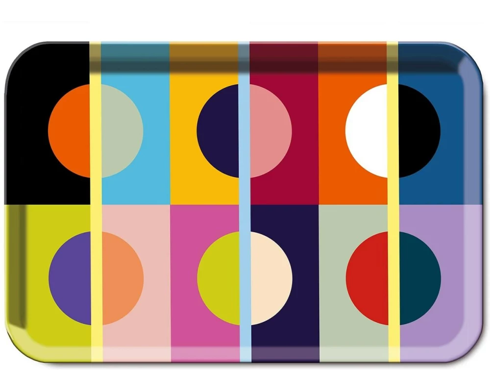 Remember Serviertablett Orb Mehrfarbig, 33 x 22.5 cm
