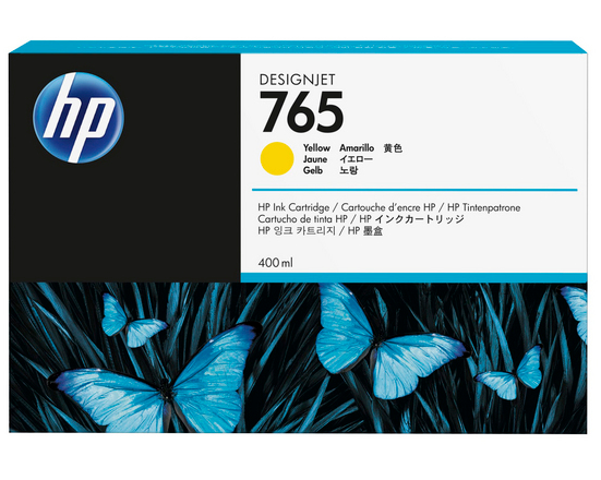 HP Tintenpatrone 765 yellow F9J50A DesignJet T7200 400ml