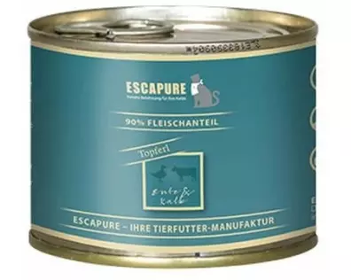 Escapure Nassfutter Topferl Ente & Kalb, 200 g
