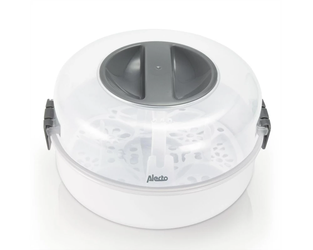 Alecto Mikrowellen Flaschensterilisator BW-04 weiss