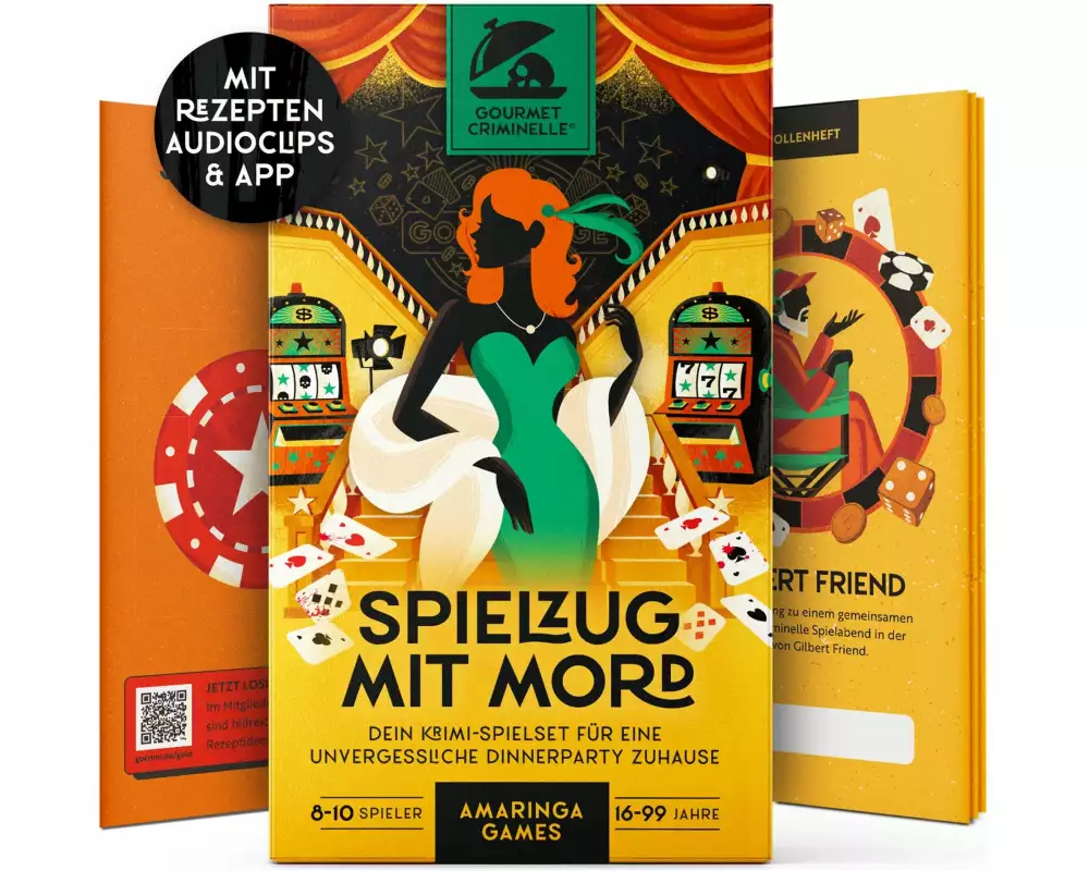 Gourmet Criminelle Partyspiel Spielzug mit Mord