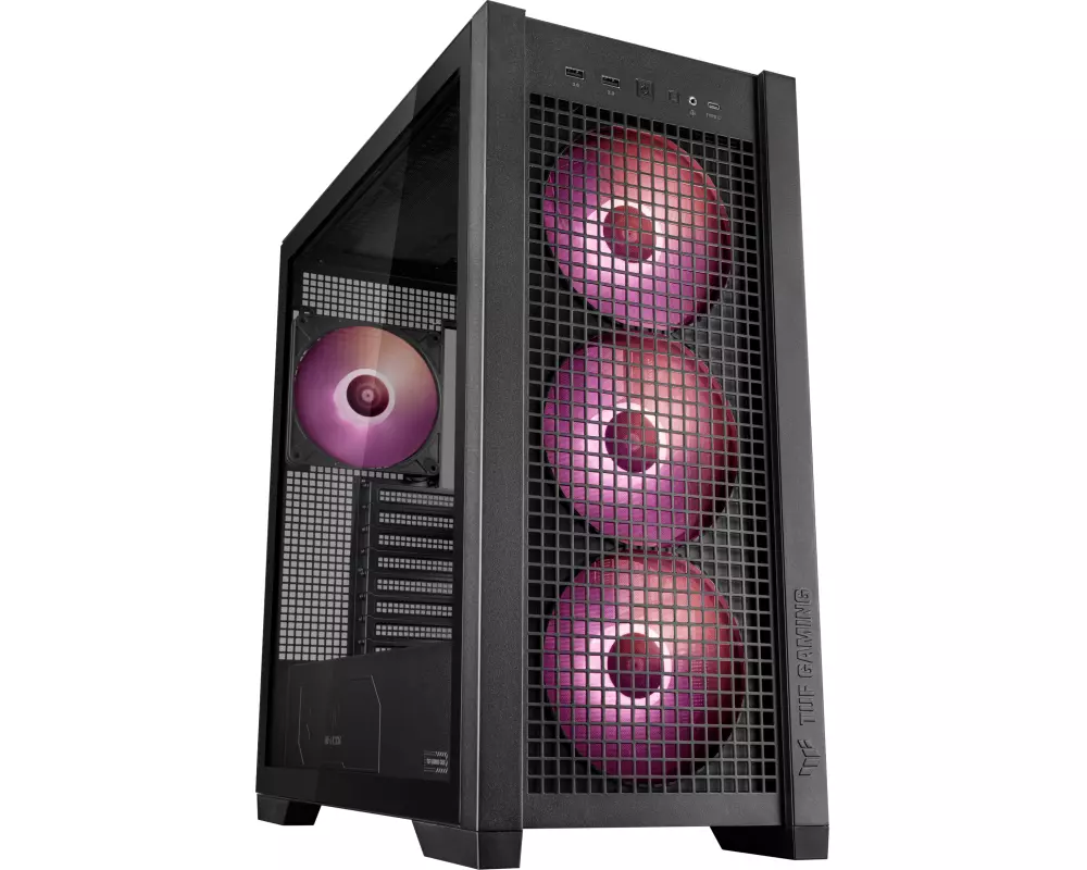 ASUS PC-Gehäuse TUF Gaming GT302 ARGB Schwarz