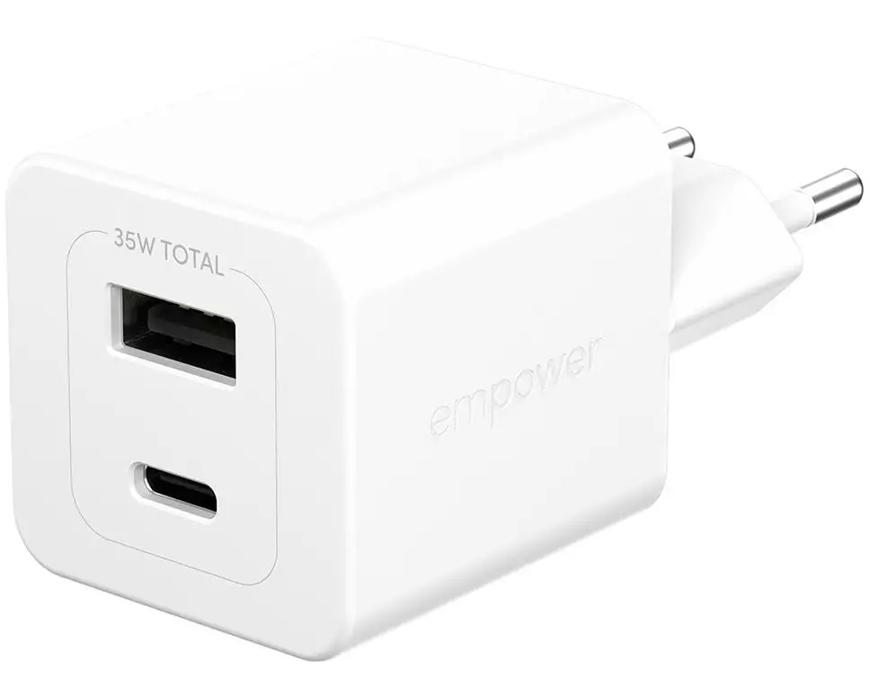 emPower by PanzerGlass USB-Wandladegerät Turbo 35 W inkl. USB-C + USB-A