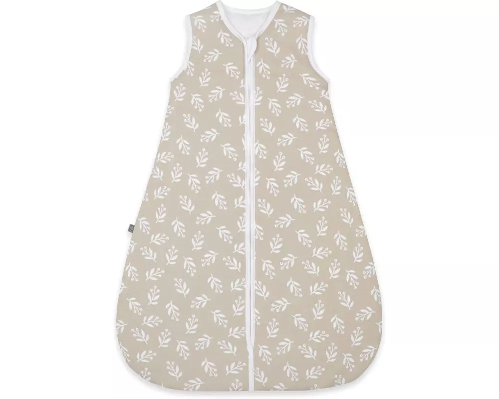 emma & noah Baby-Ganzjahresschlafsack Floral Sand 90 cm
