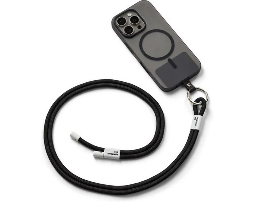 Pantone by Copenhagen Design AdjustablePhonestrap Black419