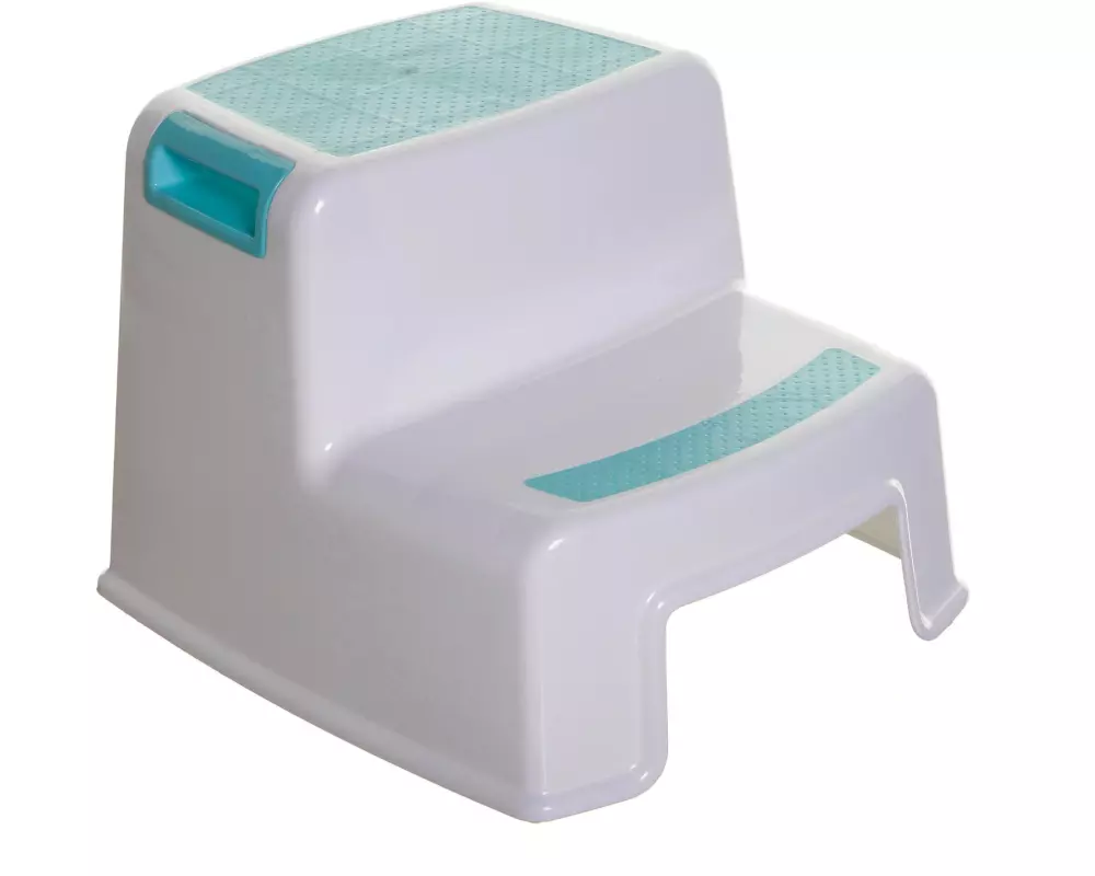 DREAMBABY Zweistufenschemel Aqua/Weiss