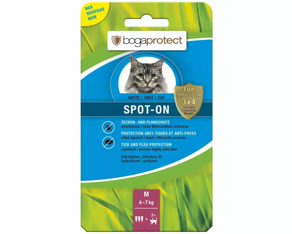 bogar Anti-Parasit-Tropfen bogaprotect Spot-on Katze M