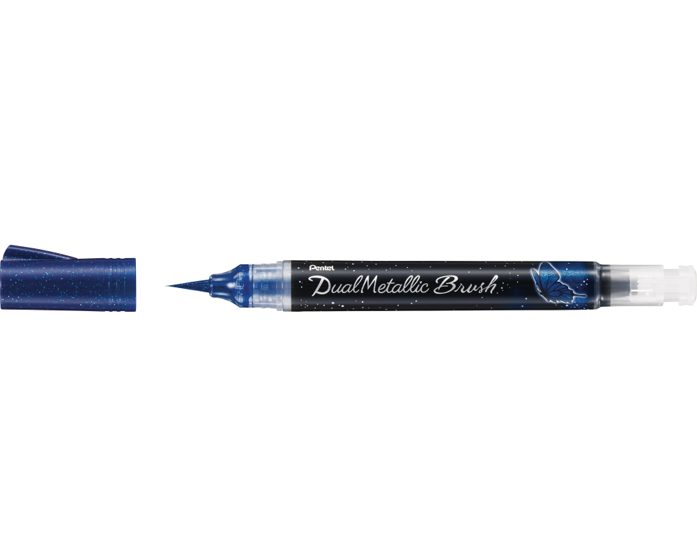 PENTEL Brushpen Dual Metallic XGFH-DC blau