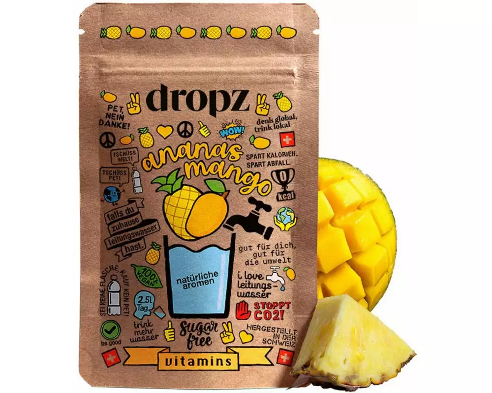 Dropz Exotic Mix mit Mango-Ananas 1 Beutel à 20 Stück