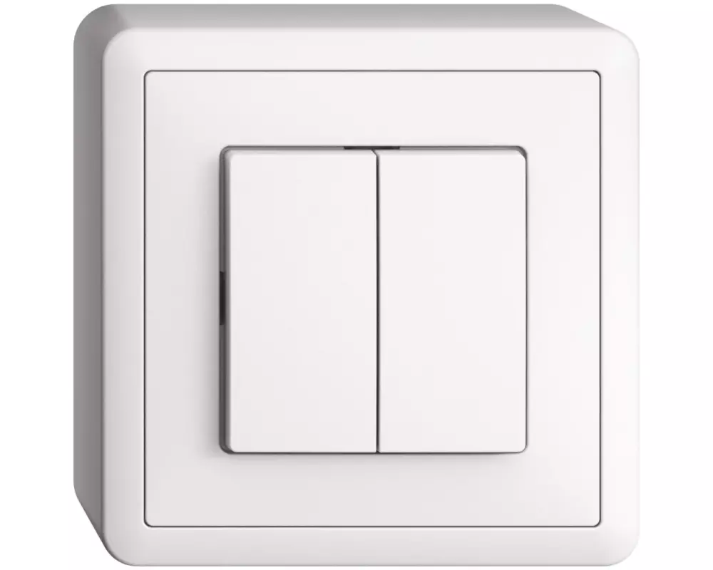 Feller EDIZIOdue AP-Schalter Doppel