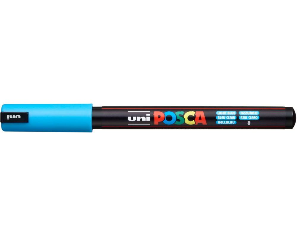 UNI-BALL Fineliner Posca 0.7mm PC1MR L.BLUE hellblau