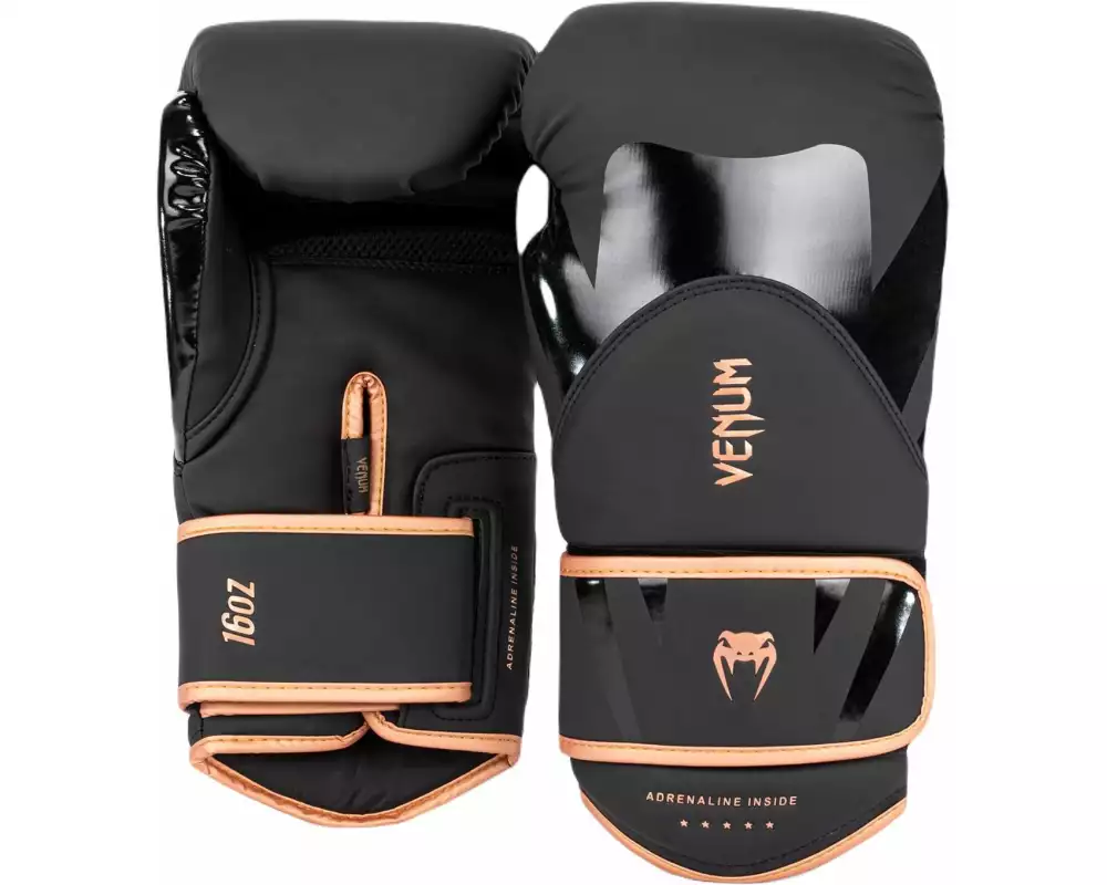 Venum Challenger 4.0 Boxing Gloves Bronze/Schwarz, 12 oz