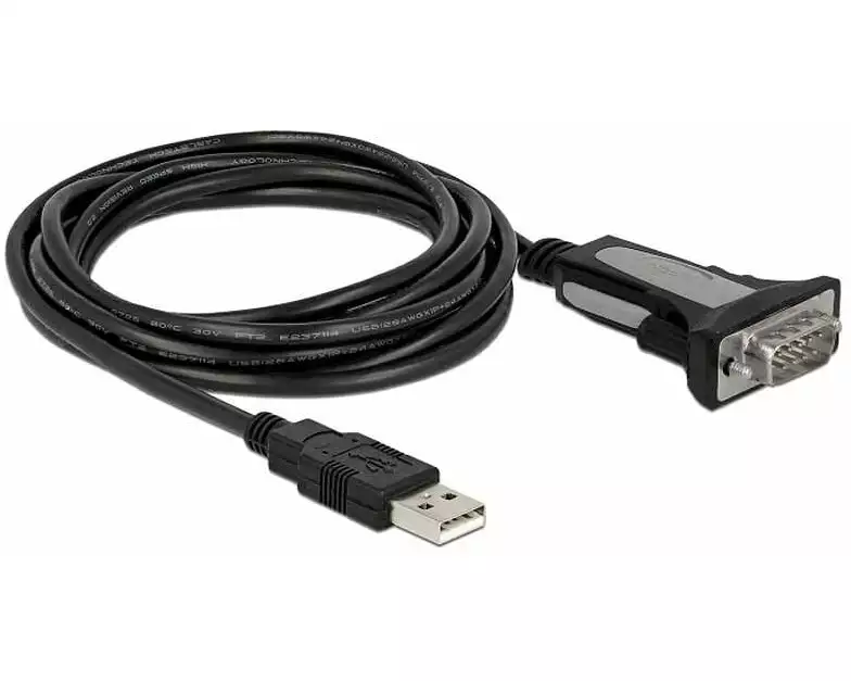 Delock Serial-Adapter USB-A zu RS-232 DB9, 4m