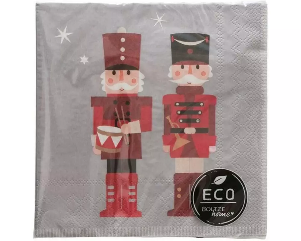 Boltze Servietten Nutcracker 20 Stück