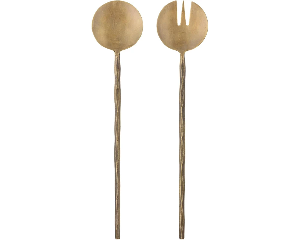 Bloomingville Salatbesteck Gaith 2-teilig, Messing