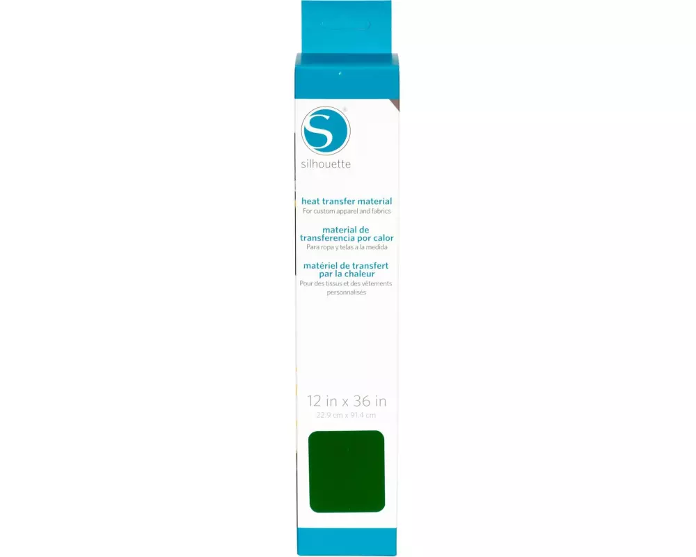 Silhouette Aufbügelfolie 30.5 cm x 91.4 cm Glatt, Grün