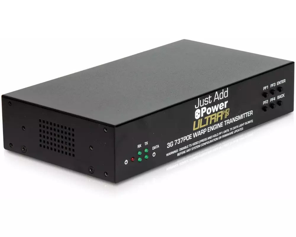 JUSTADDPOWER IP Transmitter VBS-HDIP-737POE Rotation, 4K