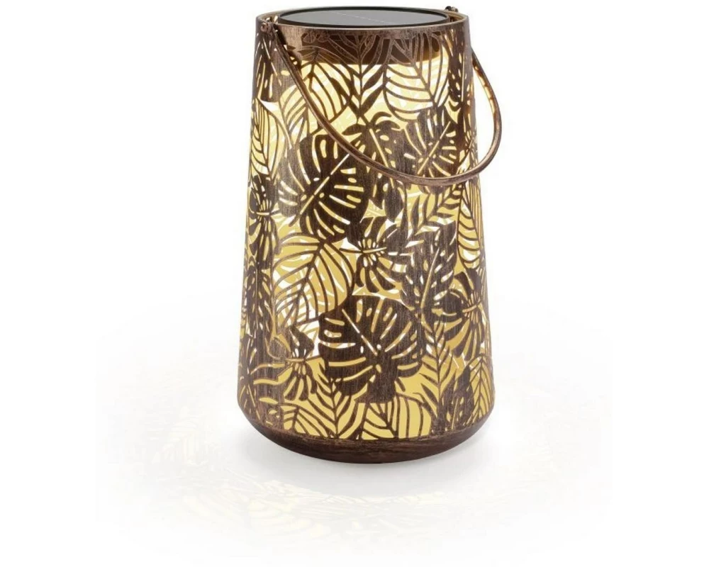 STT Laterne Solar Antic Jungle Bronze, 32.5 cm