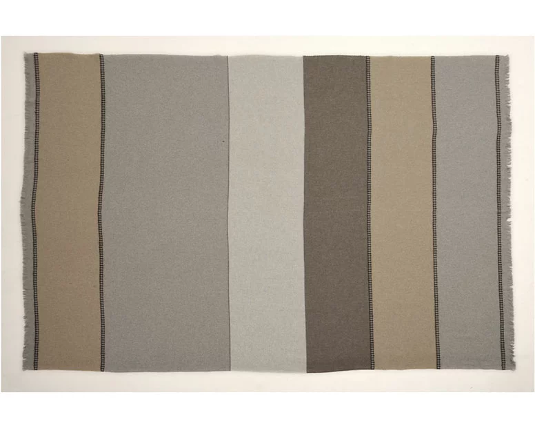 eskimo Wohndecke Alvega 130x170cm beige/grau/weiss
