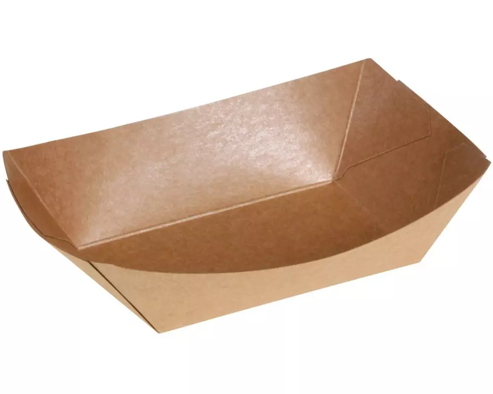 belesse Schale Boot Kraft/PE 1000 ml 250 Stück