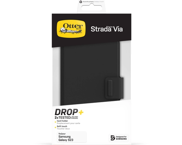 OtterBox Strada Via Samsung S23 Black