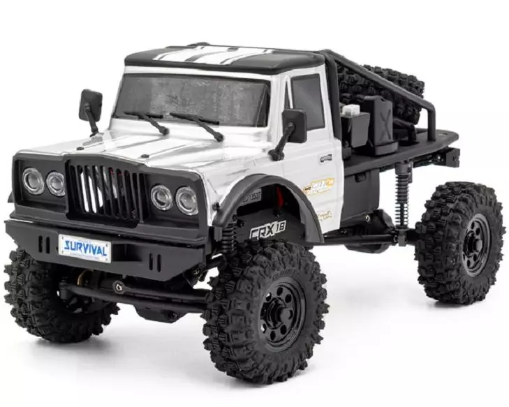 Hobbytech Scale Crawler CRX18 Flat Cage 4WD Silber, RTR, 1:18