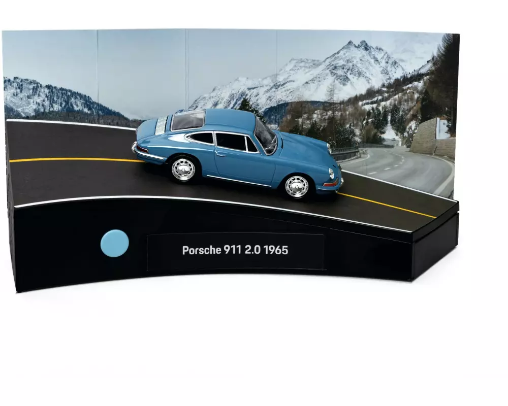 Franzis Adventskalender Porsche 911 DE/EN, Emaileblau