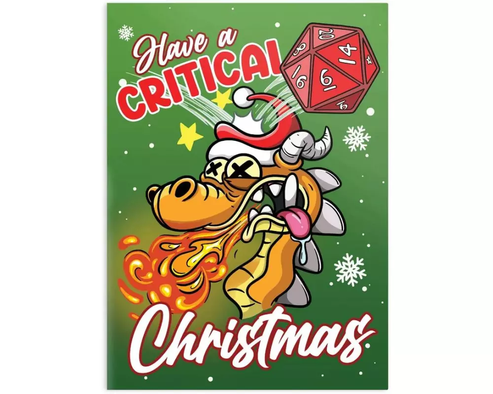 Glass Staff Weihnachtskarte Critical Christmas Grün