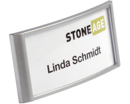 DURABLE Namensschild CLASSIC 75x34mm 854223 10 Stück mit Magnet